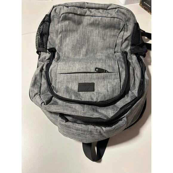Matein Gray/Blk Backpack with USB - Picture 10 of 11